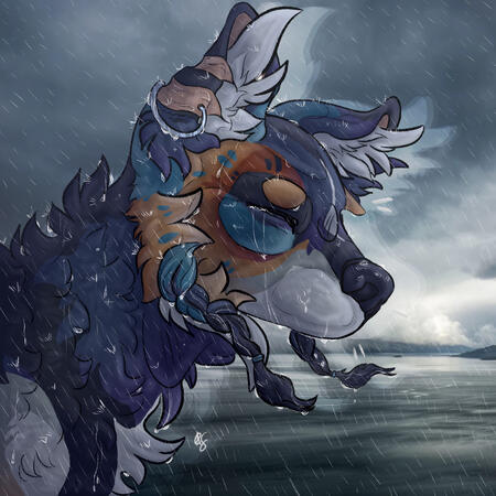 Character by me [background is a photo]